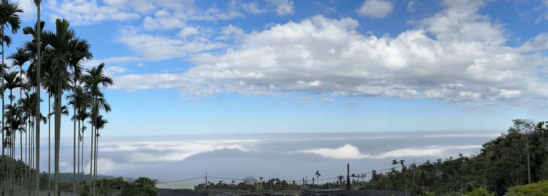 華山雲海實景